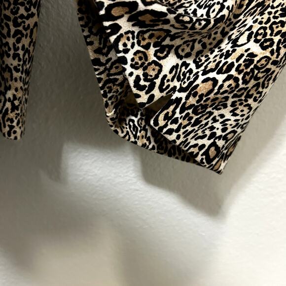 Chicos Juliet Pants Women Size 3 XL 16 Leopard Slimming Ankle Pull-On Ponte Knit - Picture 5 of 8